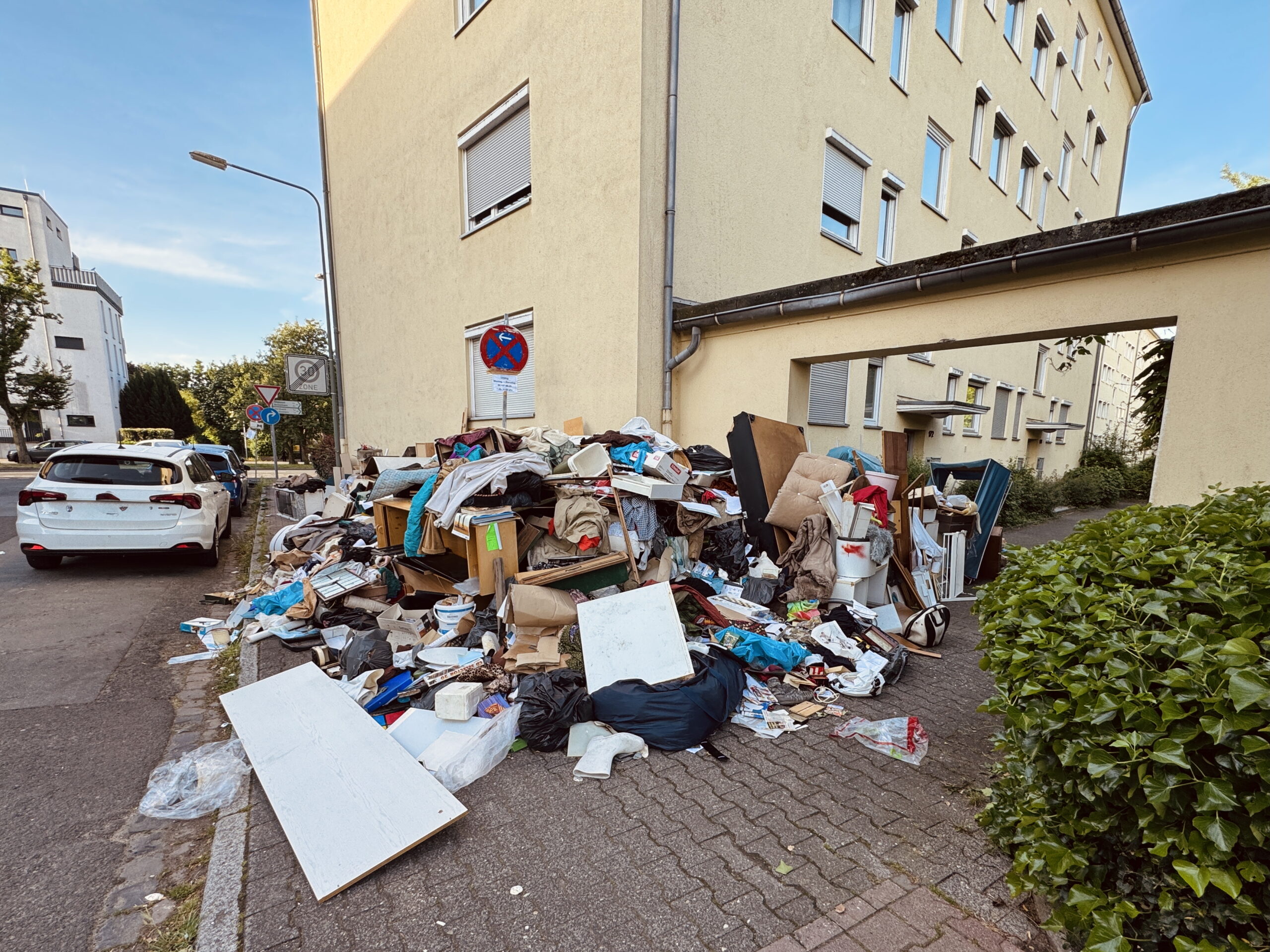 Bergrutsch jetzt auch in Frankfurt